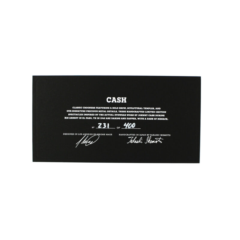 Jacques Marie Mage Cash Noir 9