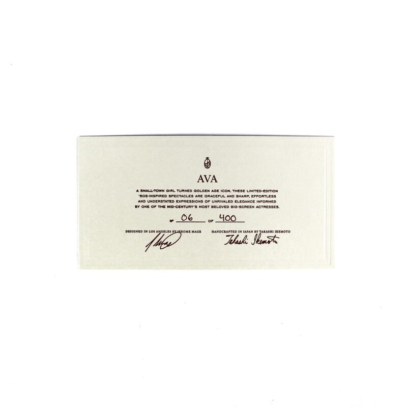 Jacques Marie Mage Ava Black