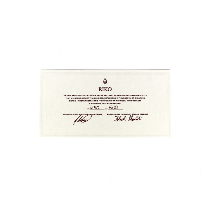 Jacques Marie Mage Eiko Noir