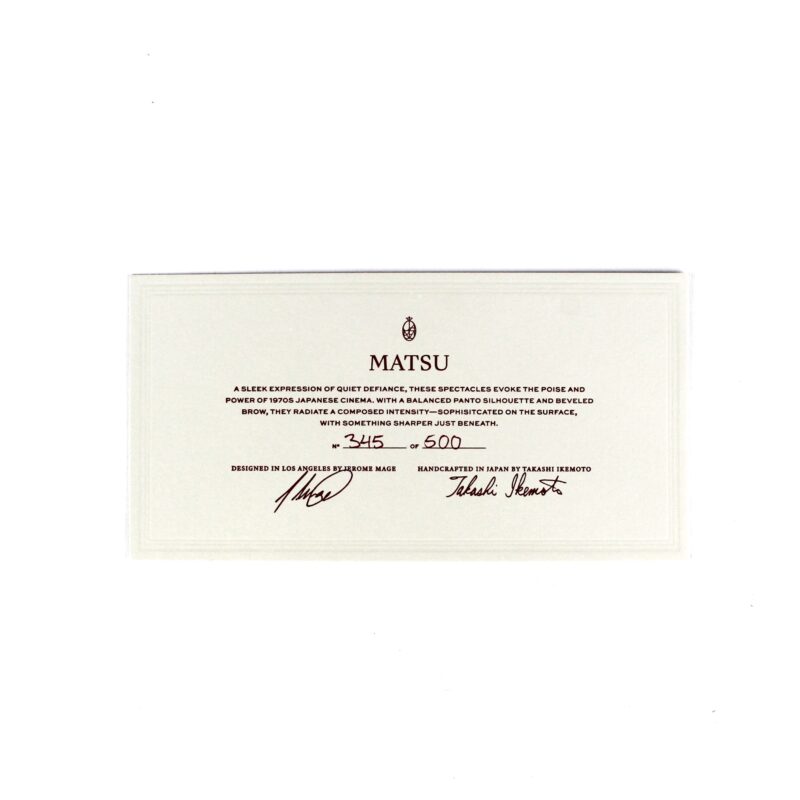 Jacques Marie Mage Matsu Noir